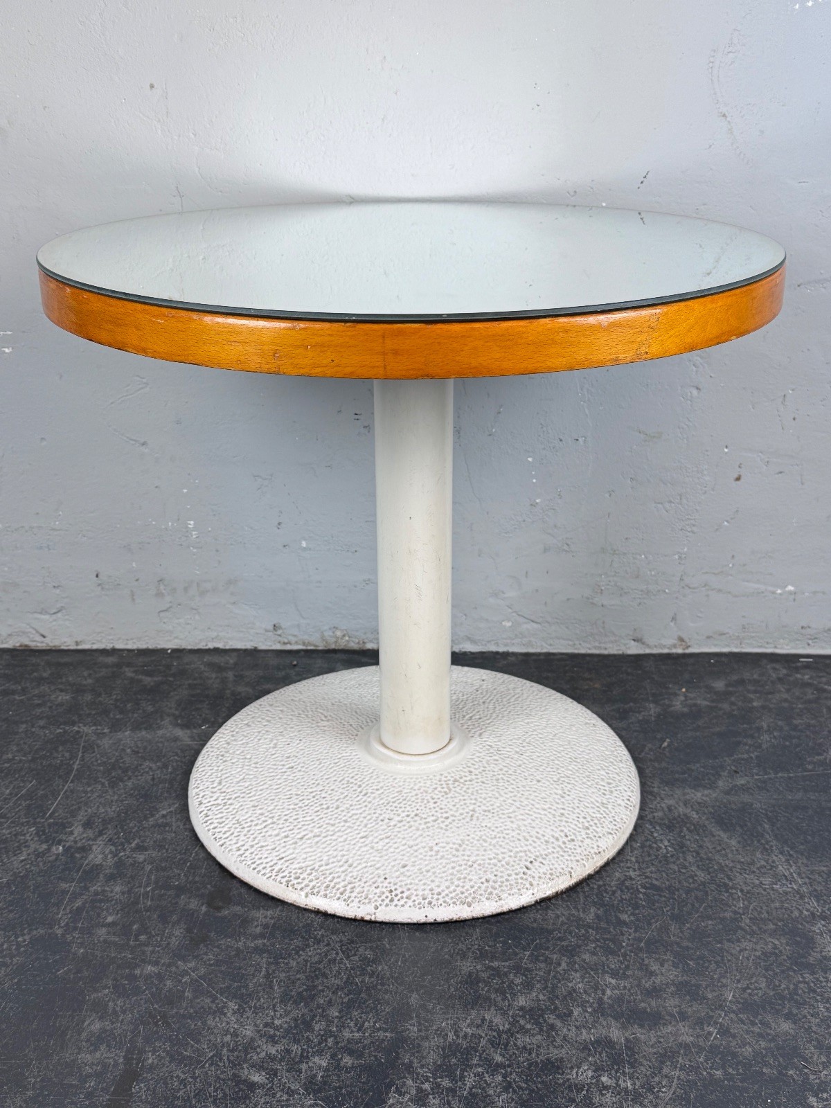 Jaren '60 vintage tafel met spiegelblad