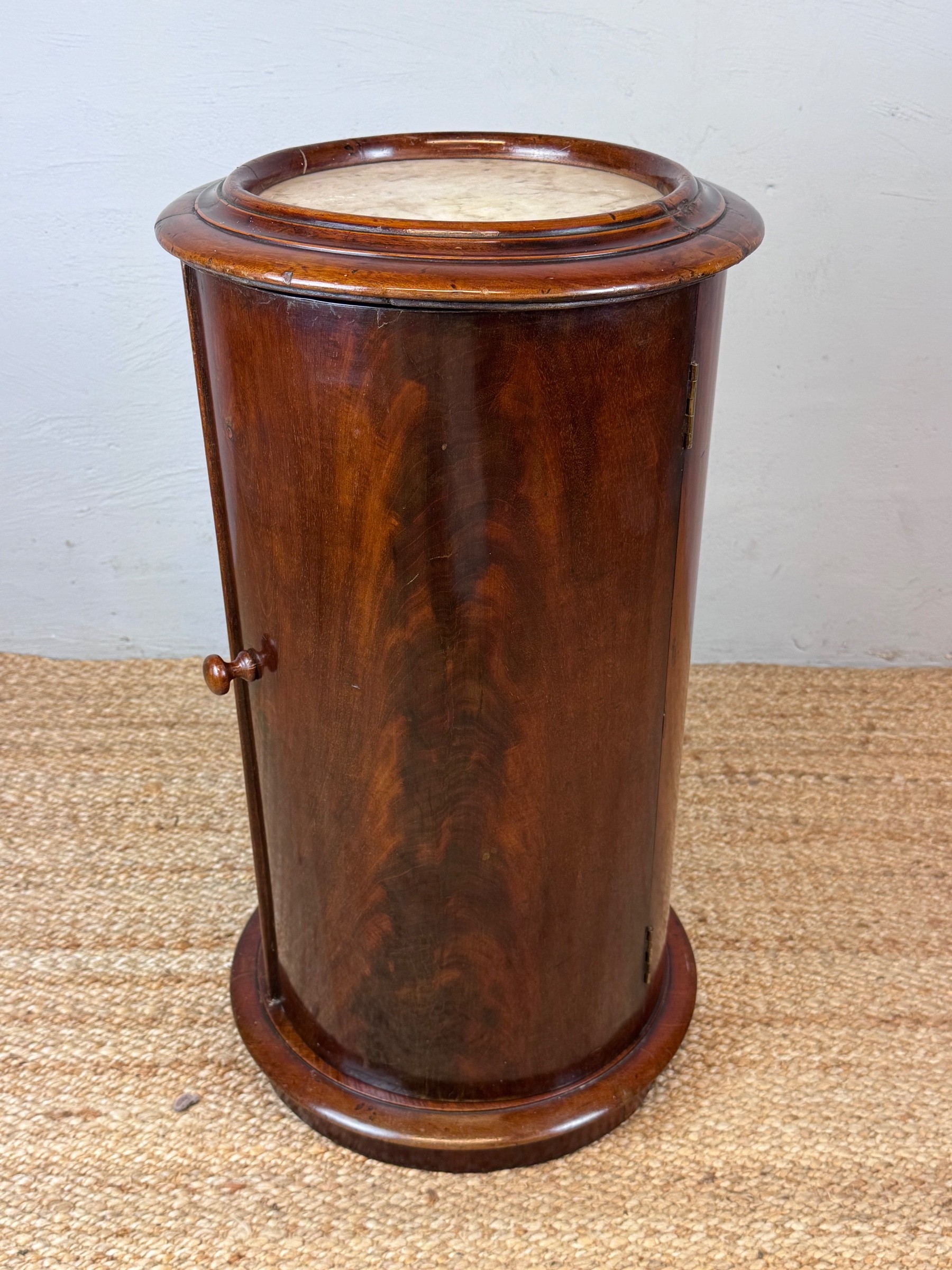 French mahogany bedside cabinet 1900